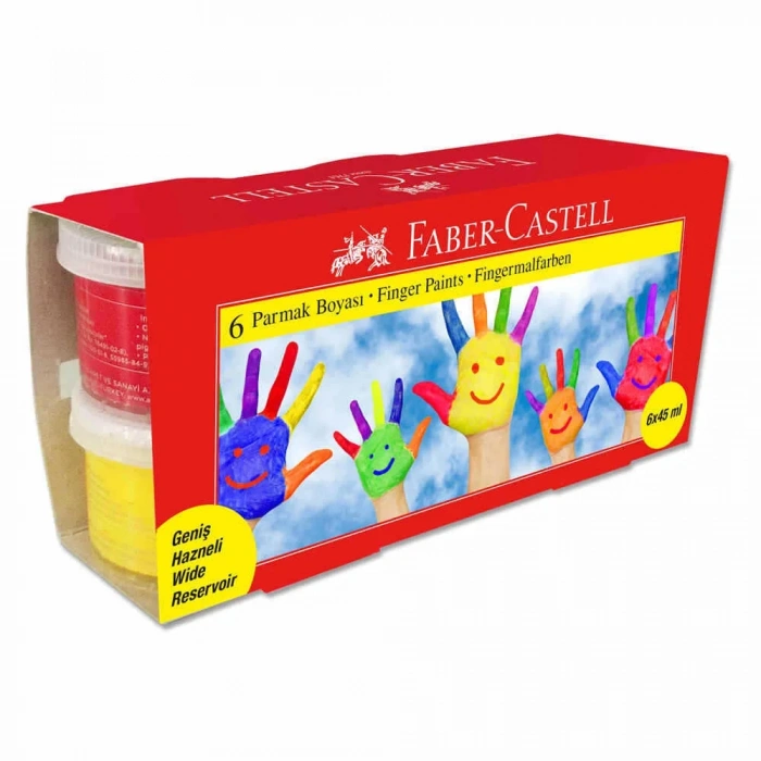 Faber Castell Parmak Boyası 45 Ml 6lı