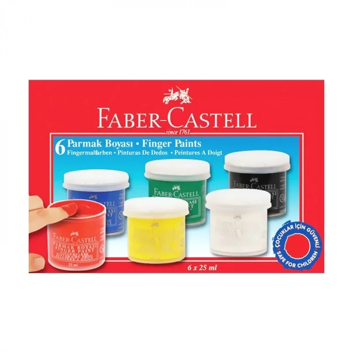 Faber-castell Parmak Boyası 6 Renk (160402)