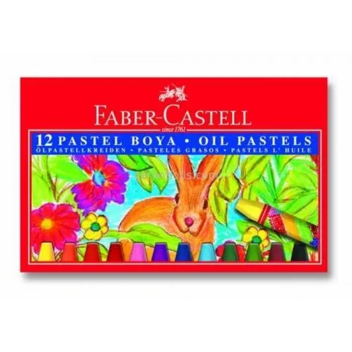 Faber Castell Pastel Boya Karton Kutulu (12 Renk)
