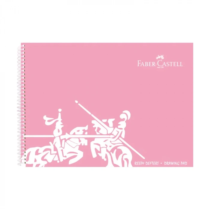 FABER-CASTELL PLASTİK KAPAK RESİM DEFTERİ 35x50 30 YAPRAK (400136)