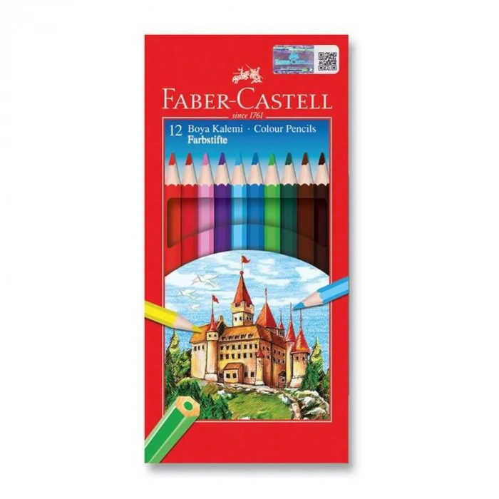 Faber Castell Redline Kuru Boya Tam Boy 12li
