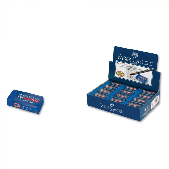 Faber Castell Sınav Silgisi Mavi