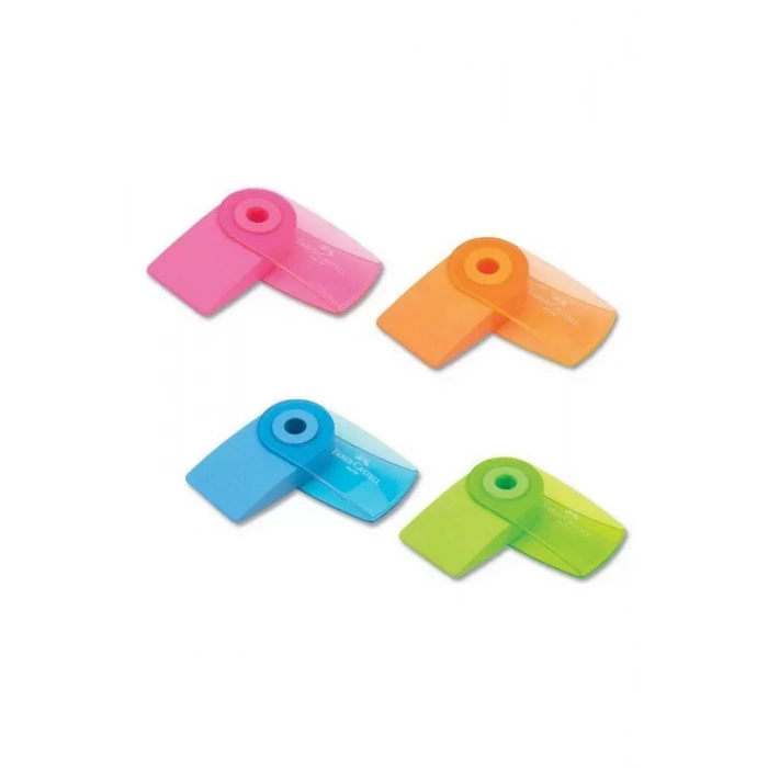 FABER-CASTELL SLEEVE MİNİ NEON ŞEKİLLİ SİLGİ (182460)