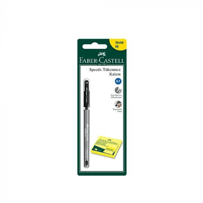Faber Castell Speedx Tükenmez Kalem ve Yapışkanlı Not Defteri