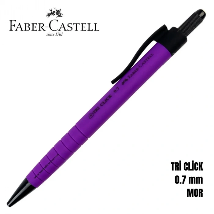 Faber Castell Tri Click Versatil Kalem 0.7mm Mor