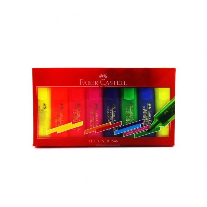 FABER FOSFORLU KALEM 8 Lİ ŞEFFAF GÖVDE 154662