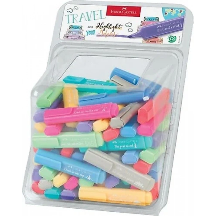 Faber Fosforlu Kalem K 46 Pastel Renkler 100 Lü 30254613