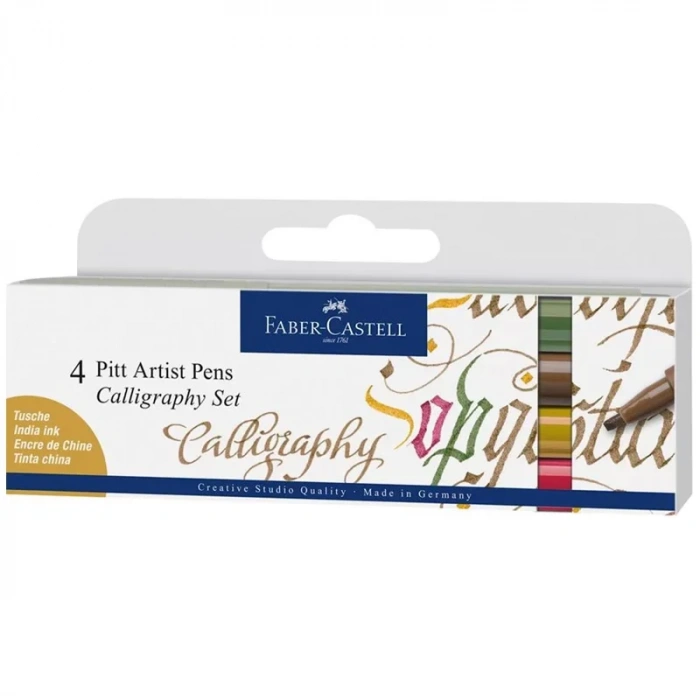 Faber Pıtt Kaligrafi Kalem 4 Lü Set 167505