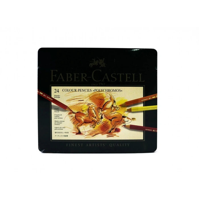 Faber Polychromos 24 Renk Kuru  Boya 110024