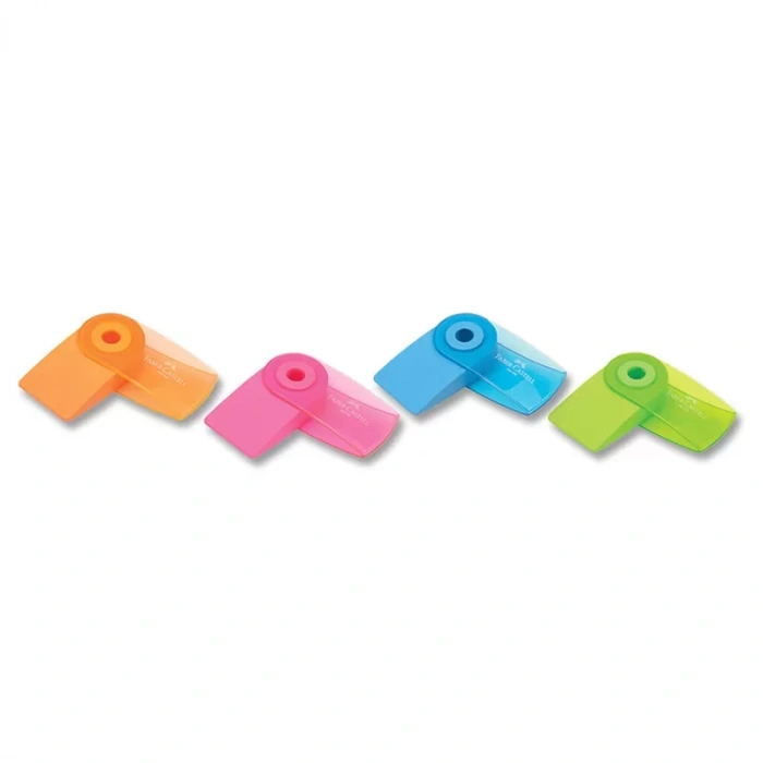 Faber Sleeve Kılıflı Mini Silgi Neon 24 Lü 182460