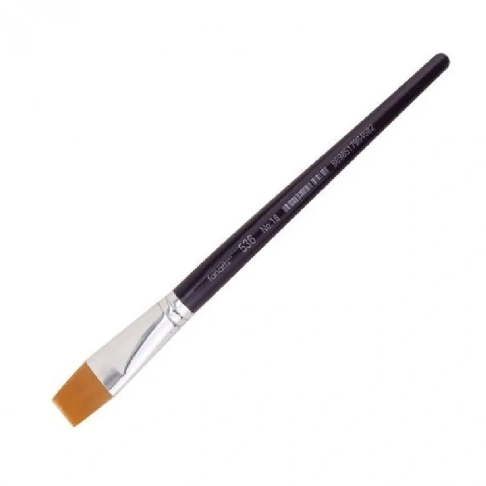 FANART ACADEMY 536C NO:18 SENTETİK KIL YASSI FIRÇA F.7536C-18