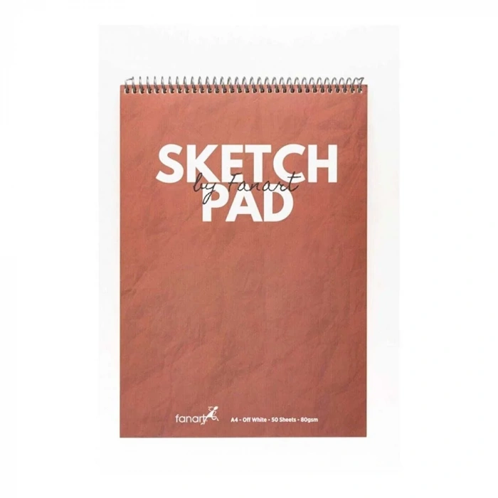 Fanart Academy Sketch Book A4 - Bordo 80gr Spiralli