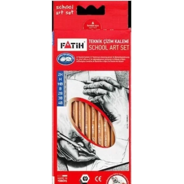 Fatih Dereceli Kalem Okul Seti 12 Li 15090