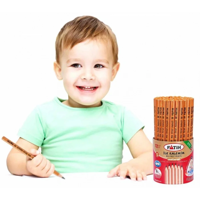 Fatih Jumbo Üçgen Başlangıç Kurşun Kalemi Naturel