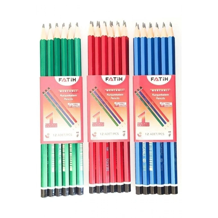 Fatih Mercanlı Kurşun Kalem 12 Adet