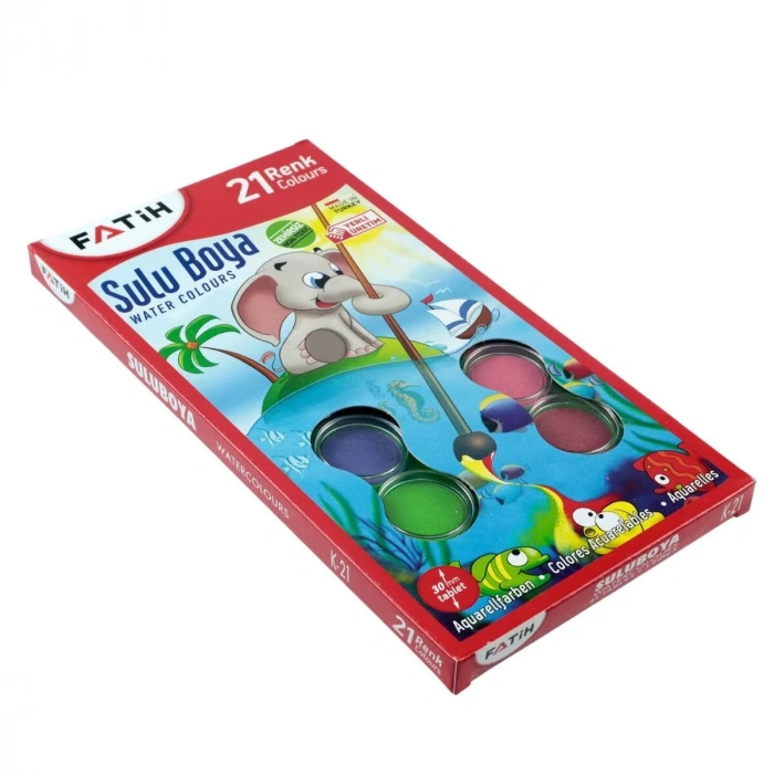 Fatih Sulu Boya Seti 21li 30mm Fırça Hediyeli