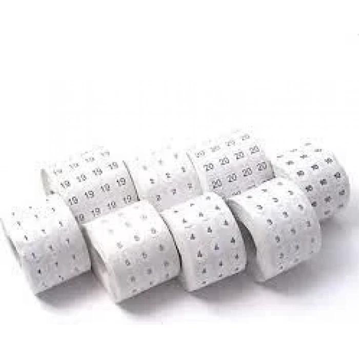 Fdm Numaralı Etiket 36 Numara (1 Rulo 5000 Adet)