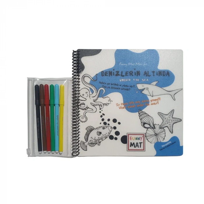 Funny Mat Mini Set Denizlerin Altında (kalemli) 1136