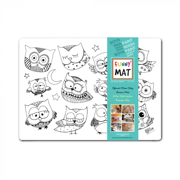 Funny Mat Şaşkın Baykuşlar 1004