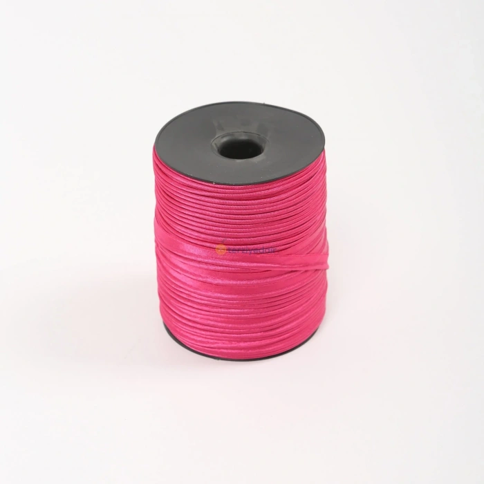 Fuşya Saten Ara Biye 100 Metre