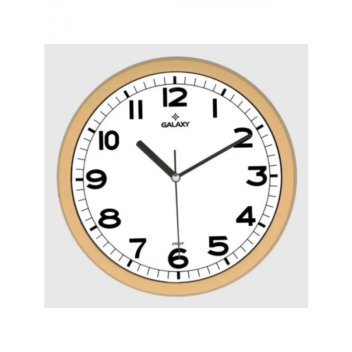 GALAXY 212-A DUVAR SAATİ ALTIN SARISI