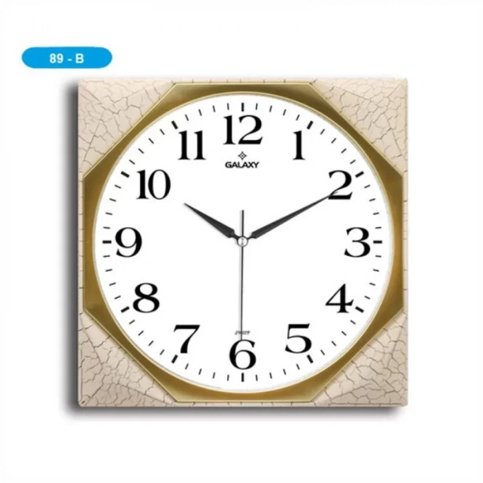 GALAXY 89-B ÇATLAK BOYALI DUVAR SAATİ