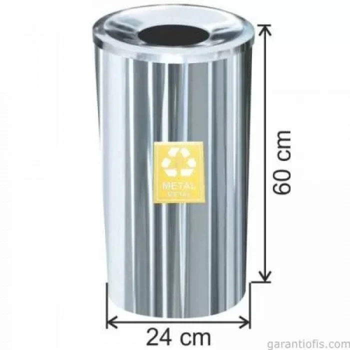 Garanti Metal 1802 Metal İçin Geri Dönüşüm Çöp Kovası (27 Litre)