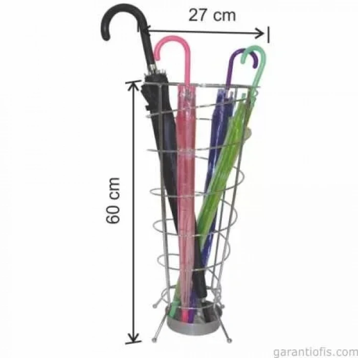 Garanti Metal 1908 Parlak Krom Şemsiyelik