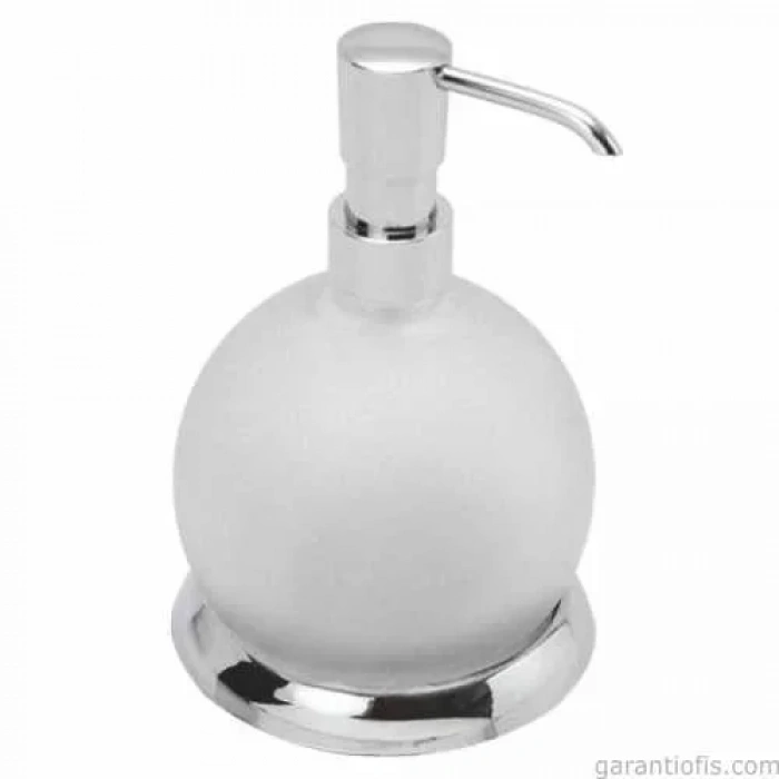 Garanti Metal 7014 Cam Küre Şeklinde Sıvı Sabunluk