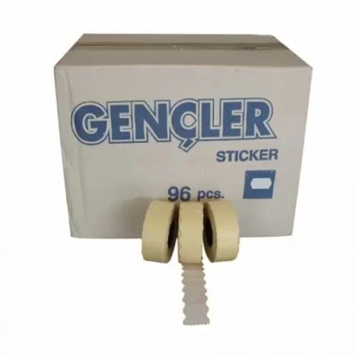 Gençler Renkli Meto Etiket (96 Lı Paket)