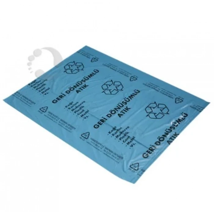 Geri Dönüşüm Atık Poşeti Rulo 55x60 Orta Boy ( 10 Adet )