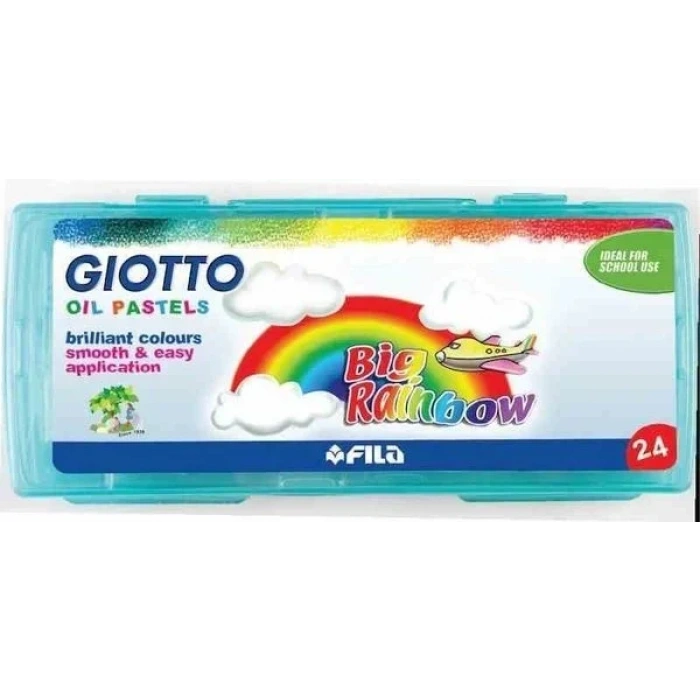 Giotto Big Rainbow Pastel 24lü Plastik Kutu 295200