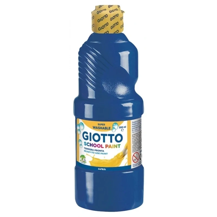 Giotto Tempera Guaj Boya 500 ml. KOYU MAVİ