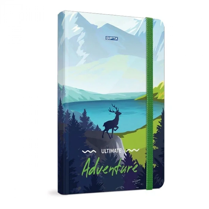 Gıpta Adventure Sert Kapak Defter 13x21 Düz 120 Yaprak (3863)