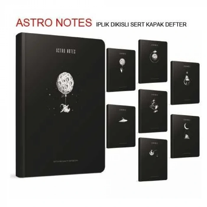 GIPTA ASTRO NOTES A6 80 YP ÇİZGİLİLİ SPR KARTON KAPAK DEFTER 6087 2011