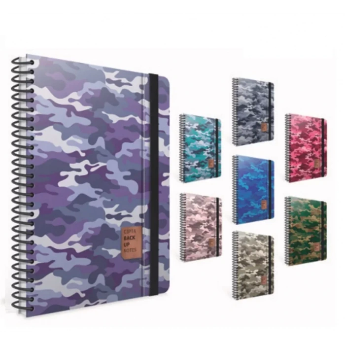 GIPTA BACKUP 17x24 120 YP KARELİ SERT KAPAK DEFTER 5094