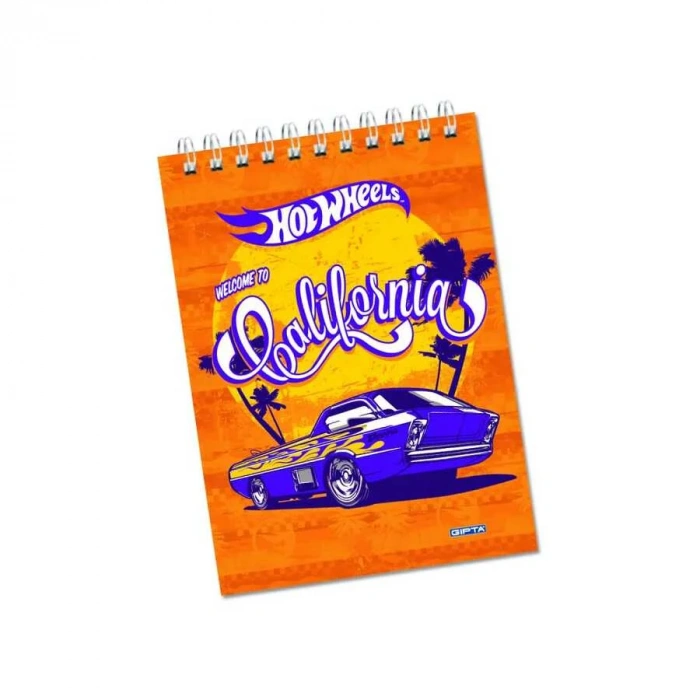 Gıpta Bloknot Mini Hot Wheels Spr Karton Kapak A7 40 Yaprak