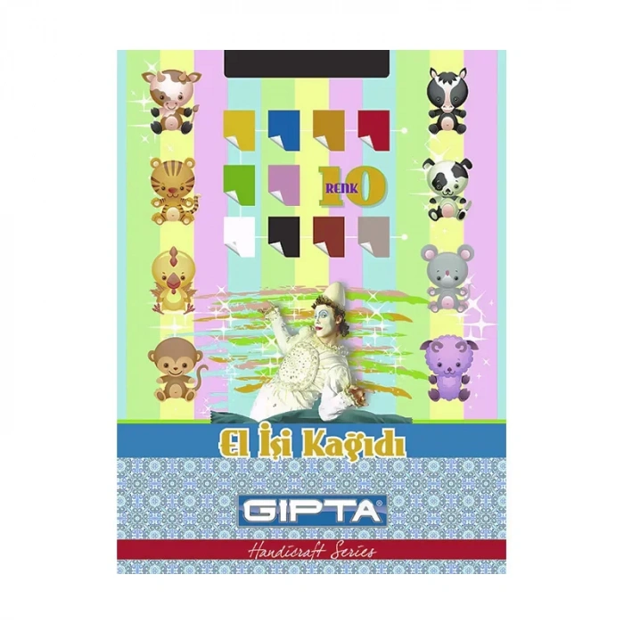 Gıpta Elişi Kağıdı 10lu Poşet (9151)