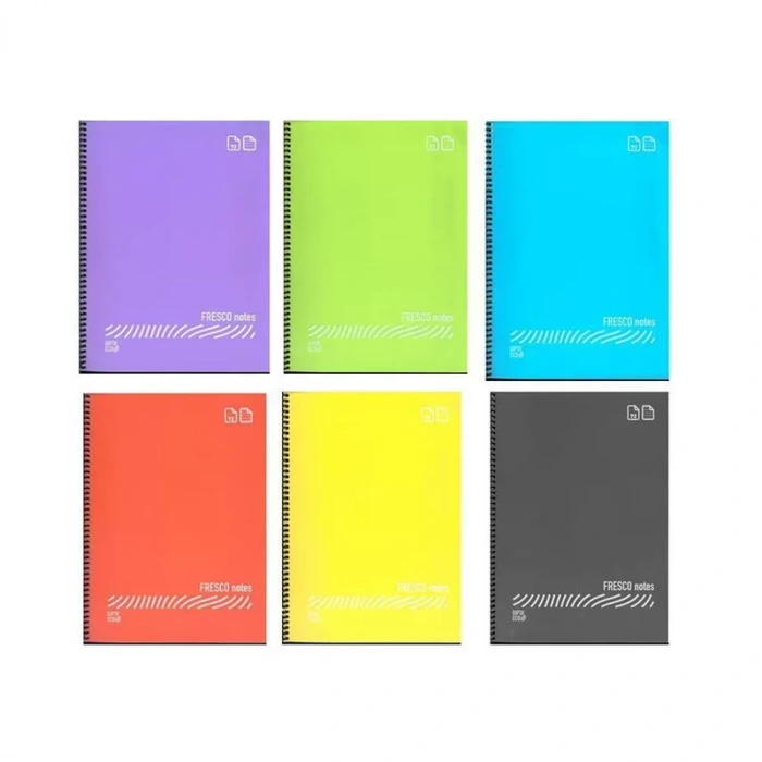 Gıpta Fresco A4 144 Yp Çizgili Spr Pp Kapak Defter 4940