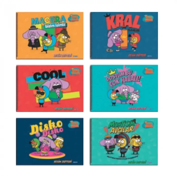 GIPTA KRAL ŞAKİR 17x24 15 YP.SPR.RESİM DEFTERİ 6009