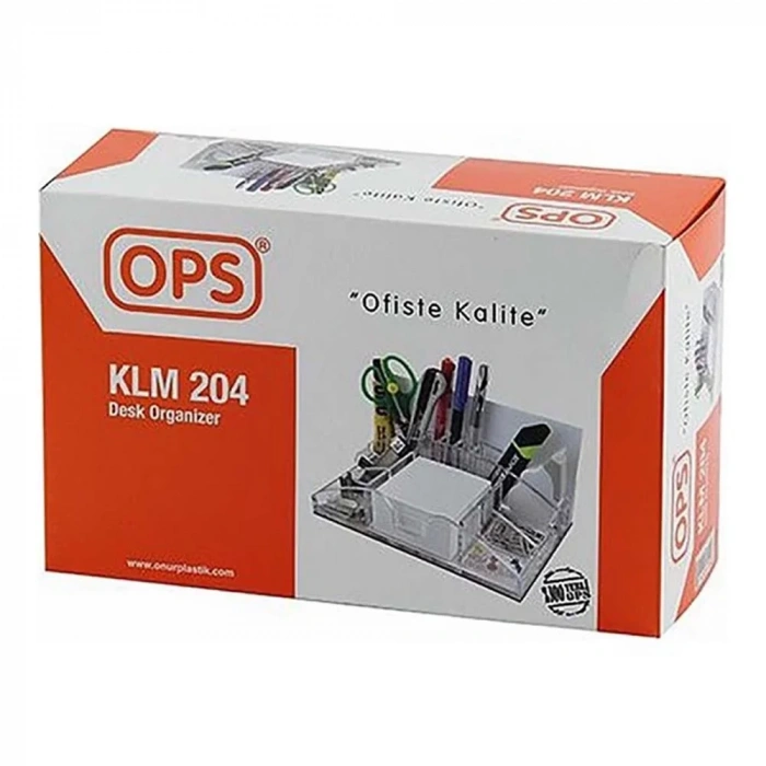 Gıpta Masaüstü Organizer Kalemlik Şeffaf Klm204tr