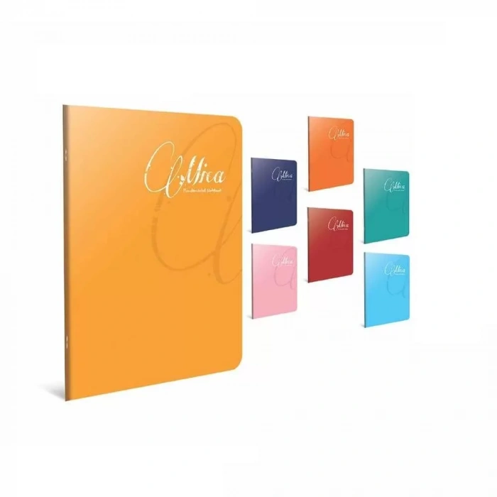 Gıpta Mica Tel Dikişli Plastik Kapak Çizgisiz Defter A4 60 Yaprak