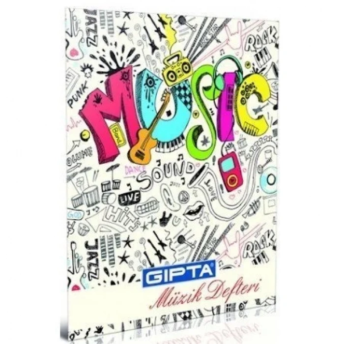 Gıpta Müzik Defteri A4 40 Yaprak (2909)
