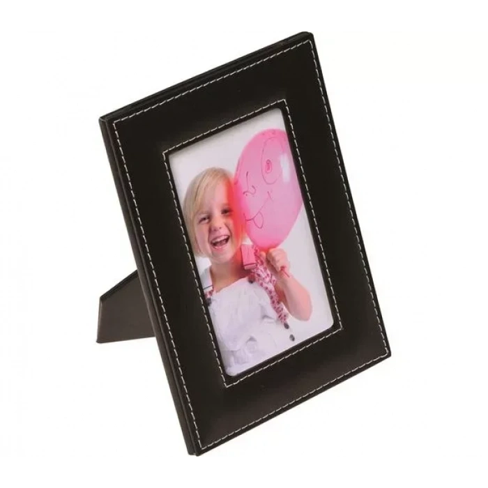 Gıpta Suni Deri Fotoğraf Çerçevesi Siyah (7512)