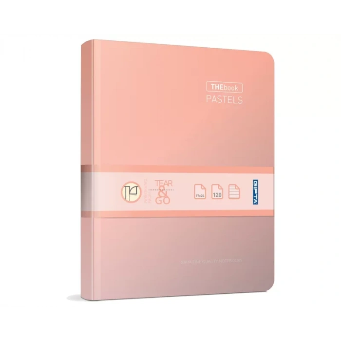 GIPTA THE BOOK PASTELS SERT KAPAK DEFTER 20x28 ÇİZGİLİ 120 YAPRAK (3302)
