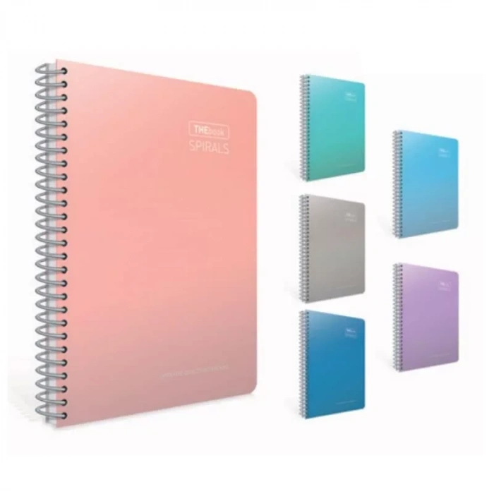 GIPTA THE BOOK SPİRALLİ SERT KAPAK DEFTER A4 ÇİZGİLİ 140 YAPRAK (5506)