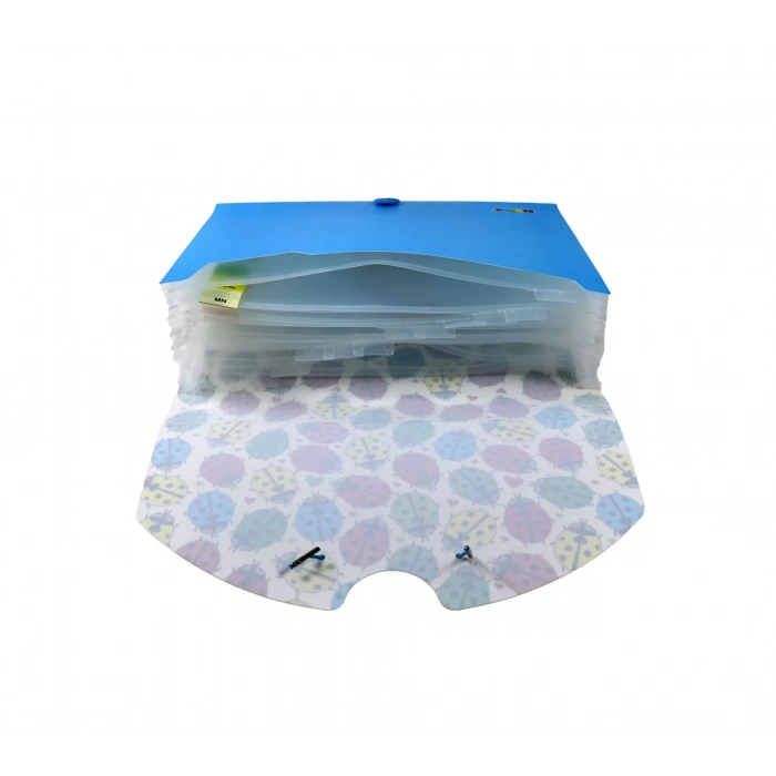 Globox  Desenli Körüklü 13 Gözlü Dosya 1544(kampanya)