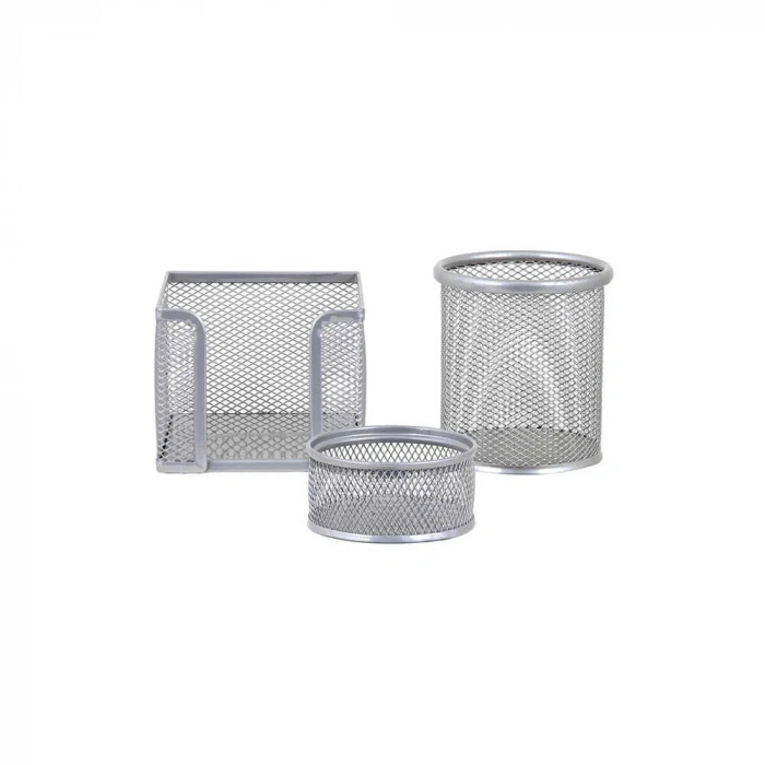 Globox Metal Gri Ofis Seti 3lü