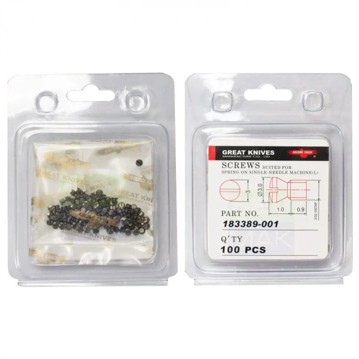 Golden Eagle 183389-001 Çiftiğne Mekik Vidası (büyük - 100 Adet)