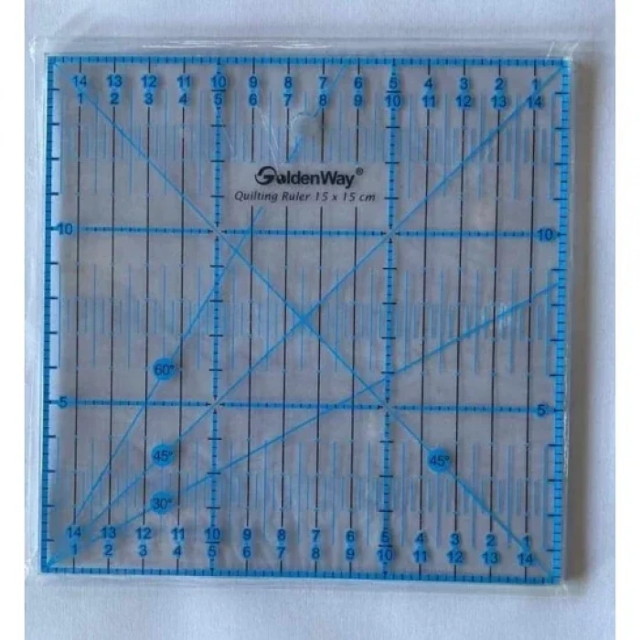 Golden Way Kapitone Cetvel 15*15cm